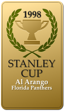 1998  STANLEY CUP  Al Arango Florida Panthers