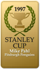 1997  STANLEY CUP  Mike Pahl Pitsburgh Penguins