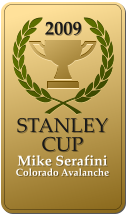 2009  STANLEY CUP  Mike Serafini Colorado Avalanche